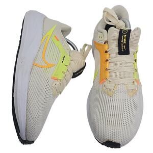 Nike Air Zoom Pegasus 40 Coconut Milk Lime Mens 9.5 Running Shoes Sneakers